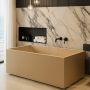 Pietra Bianca Cube 1700mm Stone Freestanding Bath PBS1014