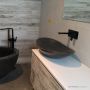 Pietra Bianca Boat 750mm Stone Above Counter Basin PB3002