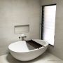 Pietra Bianca Whitney 1700mm Stone Freestanding Bath PB4095-17