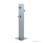 Rainware 5201 Beach Slim Commercial Outdoor Footwash Stand With Time Flow