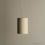 Robert Gordon Pottery Large Cylinder Pendant Bone 225361