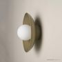 Robert Gordon Pottery Dish Wall Sconce Olive 2255OG
