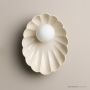 Robert Gordon Pottery Oyster Wall Sconce Poppyseed 225608