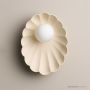 Robert Gordon Pottery Oyster Wall Sconce Bone 225661