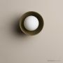 Robert Gordon Pottery Bowl Wall Sconce Olive 2257OG
