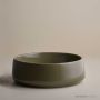 Robert Gordon Pottery Kiln 360 Round Hand Basin Olive 360OG