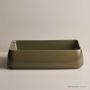 Robert Gordon Pottery Kiln 515 Rectangular Hand Basin Olive 515OG