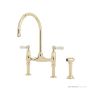 Shaws by Perrin & Rowe Pendleton Kitchen Mixer with Spray Rinse - Gold AUSH.4173IGWPC