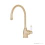 Shaws by Perrin & Rowe Yarrow Kitchen Mixer - Satin Brass AUSH.4341SBWPC