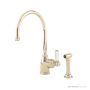 Shaws by Perrin & Rowe Yarrow Kitchen Mixer with Spray Rinse - Gold AUSH.4346IGWPC