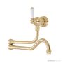Shaws by Perrin & Rowe Wall Mounted Pot Filler - Satin Brass AUSH.4417SB