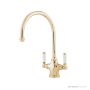 Shaws by Perrin & Rowe Ribble Kitchen Mixer - Polished Brass AUSH.4460BRWPC