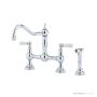 Shaws by Perrin & Rowe Hambleton Kitchen Mixer with Spray Rinse - Chrome AUSH.4756CPWPC