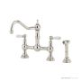 Shaws by Perrin & Rowe Hambleton Kitchen Mixer with Spray Rinse - Polished Nickel AUSH.4756NIWPC