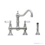 Shaws by Perrin & Rowe Hambleton Kitchen Mixer with Spray Rinse - Pewter AUSH.4756PFWPC