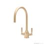 Shaws by Perrin & Rowe Silverdale Kitchen Mixer - Satin Brass AUSH.4861SB