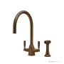 Shaws by Perrin & Rowe Silverdale Kitchen Mixer with Spray Rinse - English Bronze AUSH.4866EB