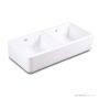 Shaws of Darwen Farnworth Double 930 Butler Sink, White FCRV3719WH