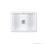 Shaws of Darwen Inset 600 Sink, White SCIN595WH