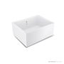 Shaws of Darwen Shaker Single 600 Butler Sink, White SCSH600WH