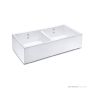 Shaws of Darwen Shaker Double 800 Butler Sink, White SCSH800WH