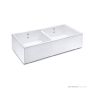 Shaws of Darwen Shaker Double 900 Butler Sink, White SCSH900WH
