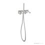 Sussex Suba Lever Bath Mixer System Lh With Hand Shower 160mm BLBMS160LH