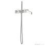 Sussex Calibre Bath Mixer System With Hand Shower 200mm Lh CBMS200LH