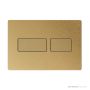 TECE Solid Flush Button, Brushed Brass 9.240.436