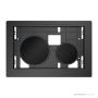 TECE Loop Glass Flush Button Only, Matte Black 9.240.619