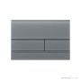 TECE Square Glass Flush Button, Grey Satin 9.240.826