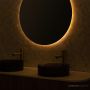 Basin Lab Illumi Coloured Backlit Halo Mirror, Round 800mm MIRND800