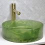 Basin Lab Pearl Coliseum 360mm Oxyform Basin Emerald Gold PRLCO360EGD