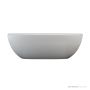 Victoria & Albert Barcelona 1700mm Stone Freestanding Bath, Matt White BA2M-N-SM-NO