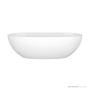 Victoria & Albert Barcelona 1800mm Stone Freestanding Bath, Gloss White BA3-N-SW-NO