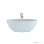 Victoria & Albert Corvara 1500mm Stone Freestanding Bath, Matt White CORM-N-SM-NO