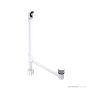 Victoria & Albert Kit 50 Bath Waste with Overflow, Gloss White K-50-WH