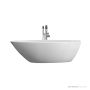 Victoria & Albert Mozzano 2 1685mm Stone Freestanding Bath, Matt White MO2M-N-SM-NO