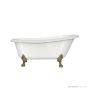 Victoria & Albert Roxburgh 1704mm Stone Bath with Lion’s Paw Feet, Polished Brass ROX-N-SW-NO+FT-ROX-PB
