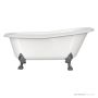 Victoria & Albert Roxburgh 1704mm Stone Bath with Lion’s Paw Feet, Polished Chrome ROX-N-SW-NO+FT-ROX-PC