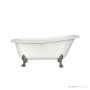 Victoria & Albert Roxburgh 1704mm Stone Bath with Lion’s Paw Feet, Polished Nickel ROX-N-SW-NO+FT-ROX-PN