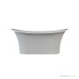 Victoria & Albert Toulouse 1500mm Stone Freestanding Bath, Matt White TO1M-N-SM-NO