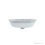 Victoria & Albert Barcelona 53 Stone Undermount Basin 531 x 351 x 171mm, Matt White UB-BAR53M-SM-IO