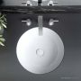 Victoria & Albert Kaali 48 Stone Undermount Basin 475 x 453 x 136mm, Gloss White UB-KAA-48-IO
