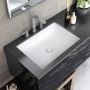 Victoria & Albert Kaldera 62 Stone Undermount Basin 610 x 420 x 134mm, Gloss White UB-KAL-62-IO