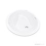 Victoria & Albert Laceno 49 Stone Undermount Basin 492 x 400 x 195mm, Gloss White UB-LAC-49-IO
