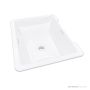 Victoria & Albert Laceno 57 Stone Undermount Basin 570 x 398 x 170mm, Gloss White UB-LAC-57-IO