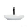 Victoria & Albert Cabrits 55 Stone Basin 550 x 340 x 100mm, Gloss White VB-CAB-55-NO