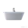 Victoria & Albert Vetralla 1650mm Stone Freestanding Bath, Gloss White VE2-N-SW-NO