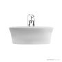 Victoria & Albert Warndon 1702mm Stone Freestanding Bath, Gloss White WAR-N-SW-NO